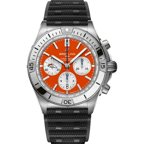 Breitling Chronomat B01 42 NFL Denver Broncos Edition AB01342B1O2S1 42 mm kol saati