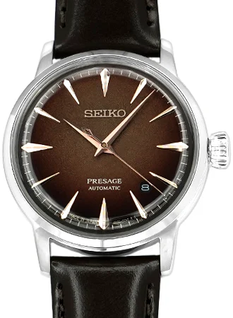Seiko Presage Cocktail Time Brown Ref. HCB003J HCB003J/SKO 45.4 mm kol saati
