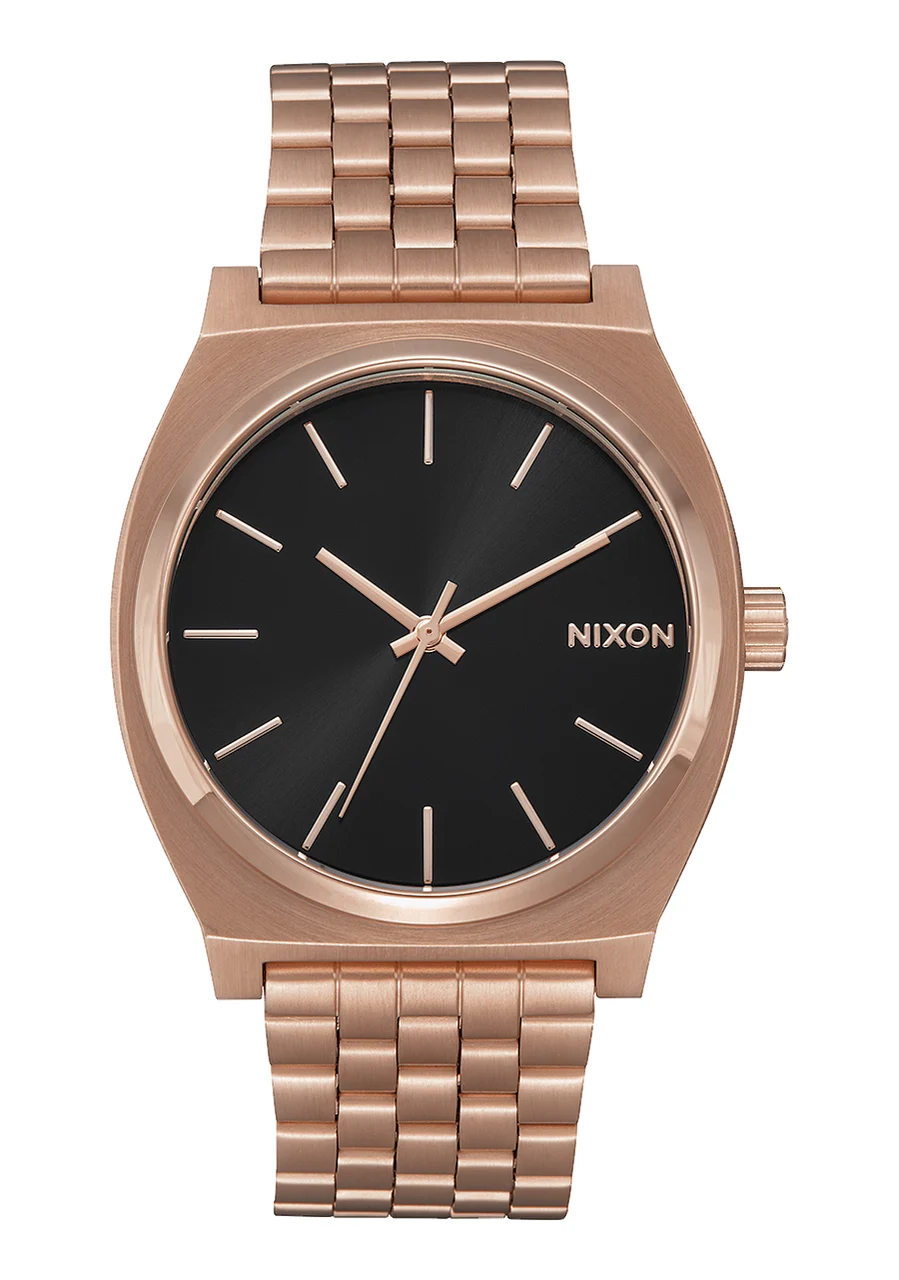 Nixon US Time Teller - All Rose Gold / Black Sunray A045-2598-00 37 mm kol saati