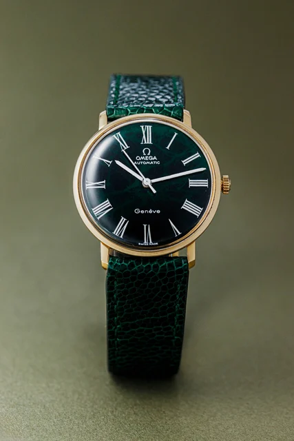 OMEGA Geneve Ref. 161.037 Green kol saati