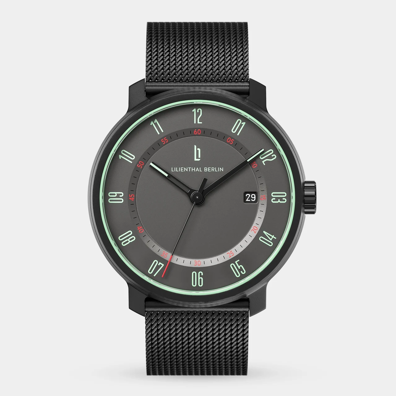 Lilienthal Berlin Neolux N1-002-B023C 43 mm kol saati