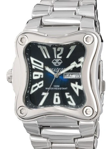Reactor Elite Series, Flux Watch with SuperLuminova Illumination and Stainless Steel Case 