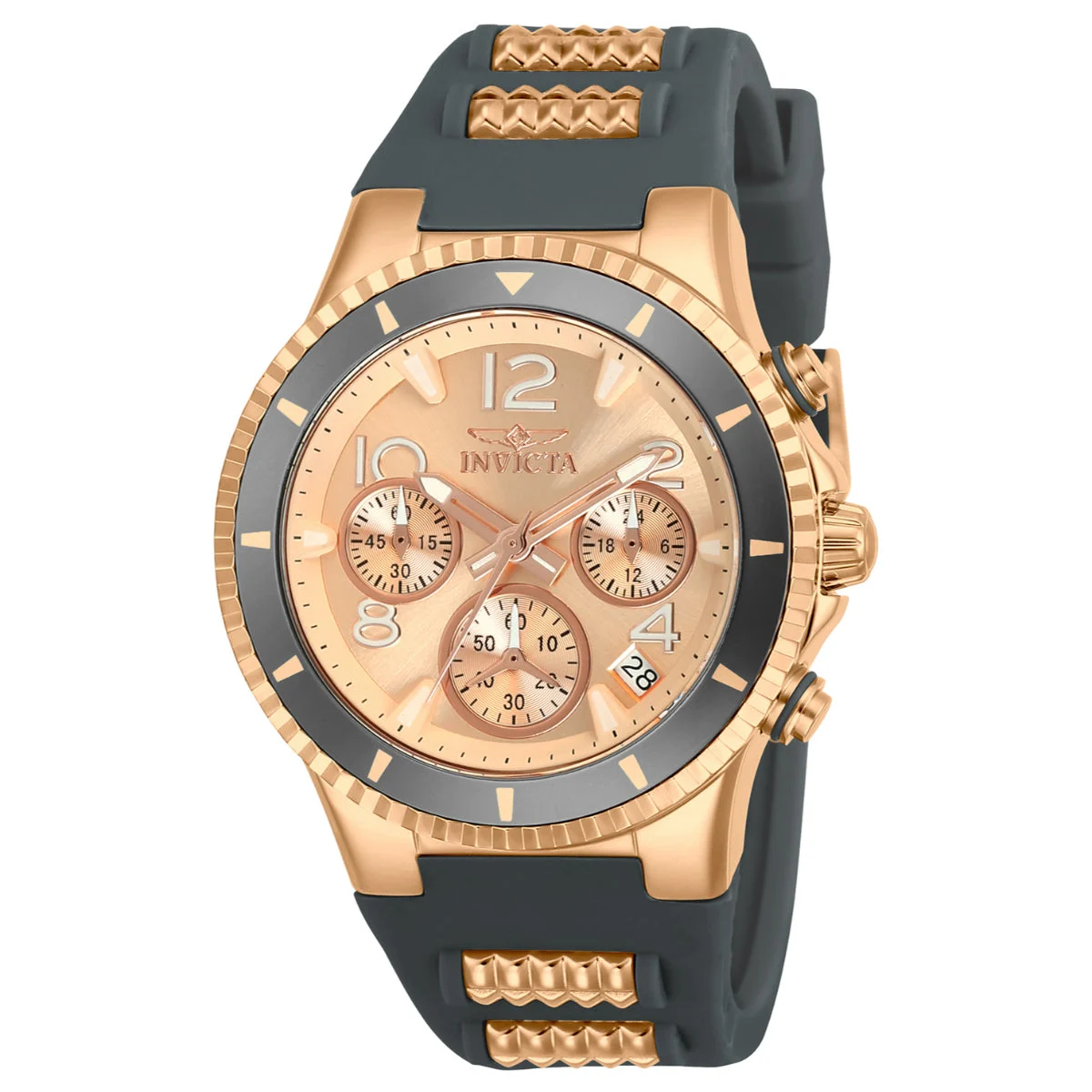 Invicta BLU Watch - 39mm, Rose Gold, Grey (24189) 39 mm kol saati