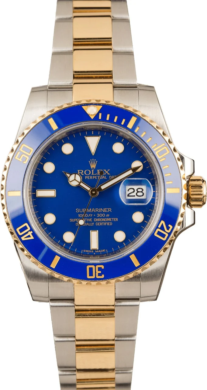 Rolex Submariner 116613 Matte Blue Dial T 116613BLSO 40 mm kol saati