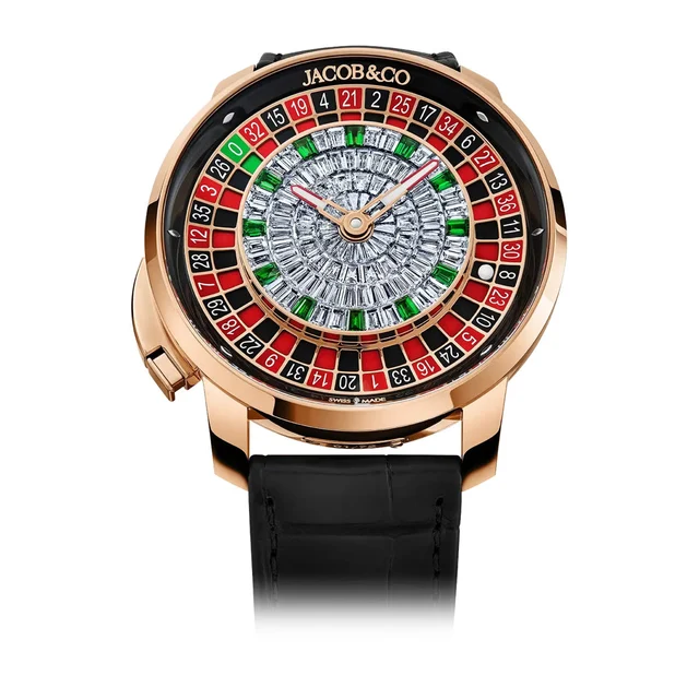 Jacob & Co. Jacob & Co. Casino Tourbillon Pave CA100.40.AB.BA.A kol saati