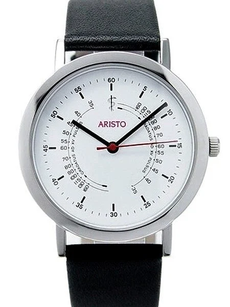 Aristo Doctor's, Medic's Watch with Swiss Ronda Quartz Movement 4H87 36 mm kol saati