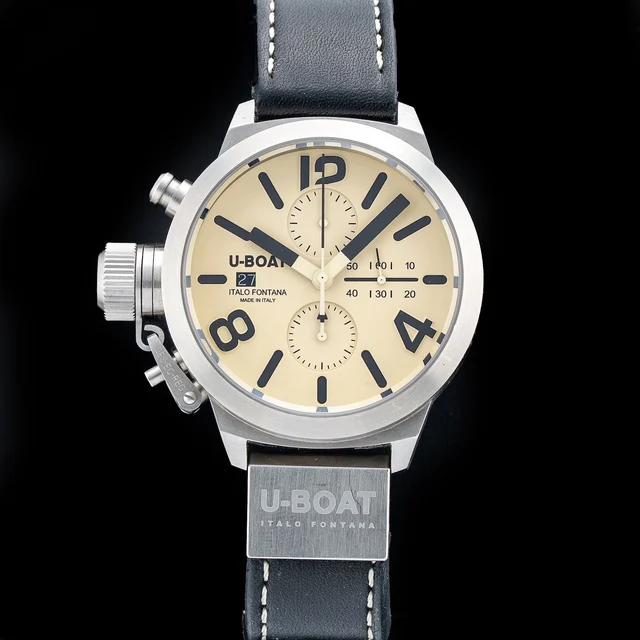 U-Boat Classico Cas 2/45 2268 Beige Dial 45mm 210009N34464 kol saati