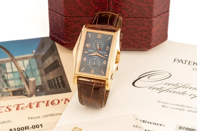 Patek Philippe PATEK PHILIPPE, REF. 5100R, TEN DAYS, PINK GOLD kol saati