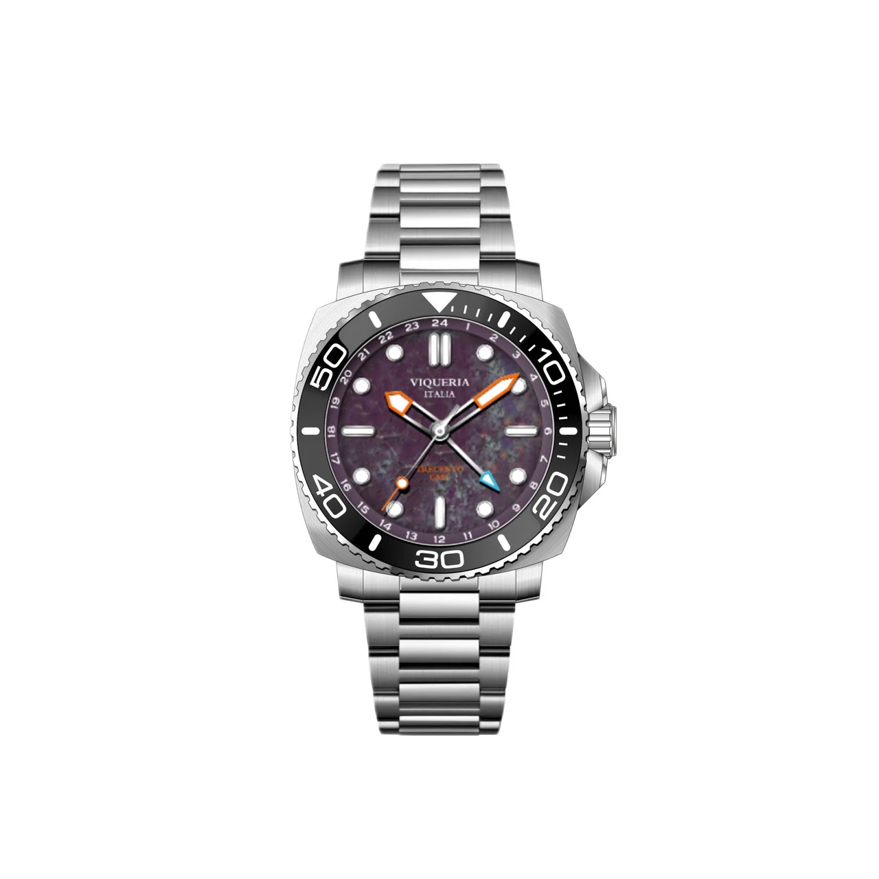 Viqueriawatches Trecento – Purple Labradorite 44 mm kol saati