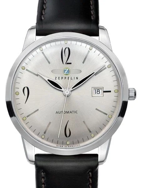 Graf Zeppelin Flatline Swiss Automatic Dress Watch #7350-4 kol saati