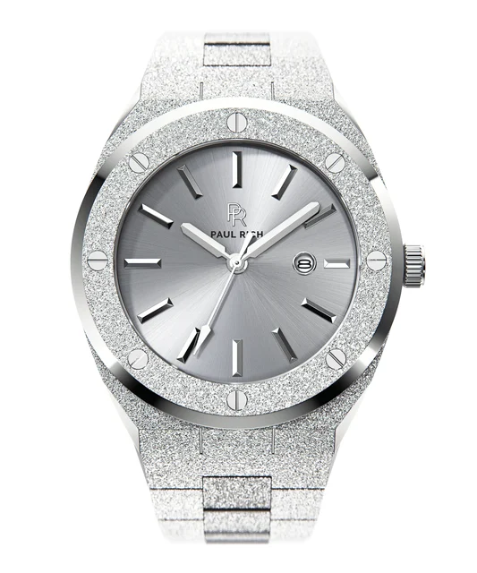 Paul Rich Frosted Signature PR68FrostedAllSilver kol saati