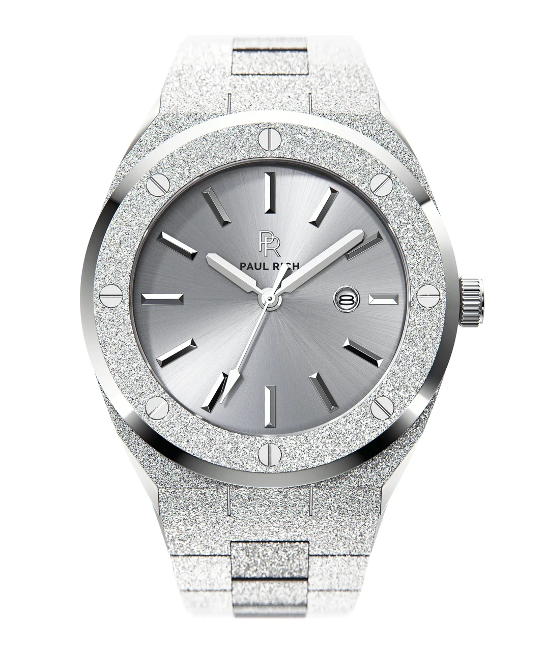 Paul Rich Frosted Signature PR68FrostedAllSilver 45 mm kol saati