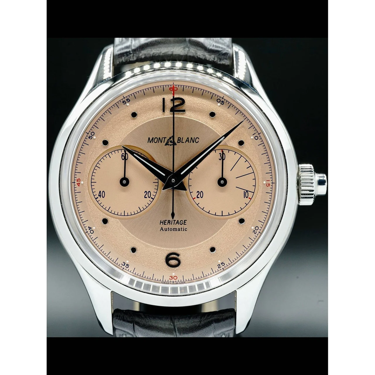 Montblanc Heritage Monopusher 126078 210000032111 42 mm kol saati