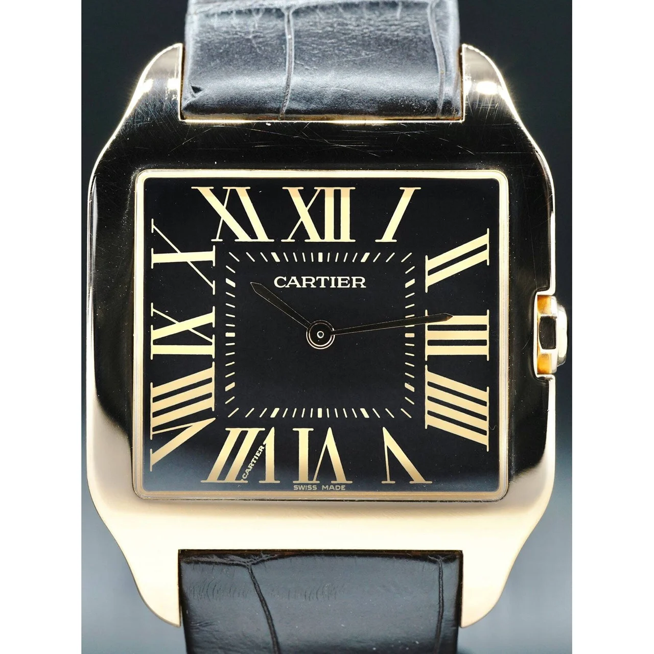 Cartier Santos Dumont W2012851 210000026854 45 mm kol saati