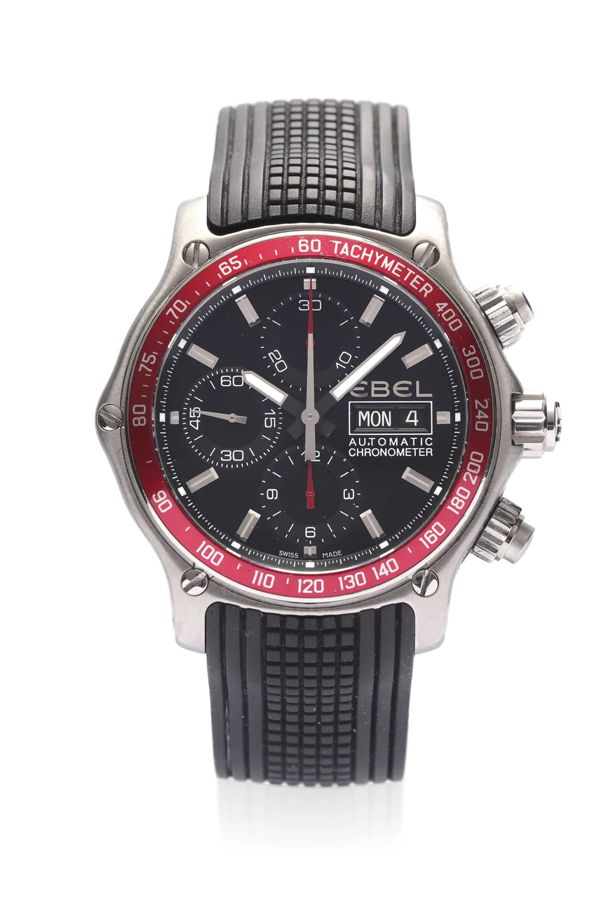 Ebel EBEL, REF. E.9750.L.62, 1911 DISCOVERY "LE DOUBLÉ" OLYMPIQUE LYONNAIS, STAINLESS STEEL kol saati
