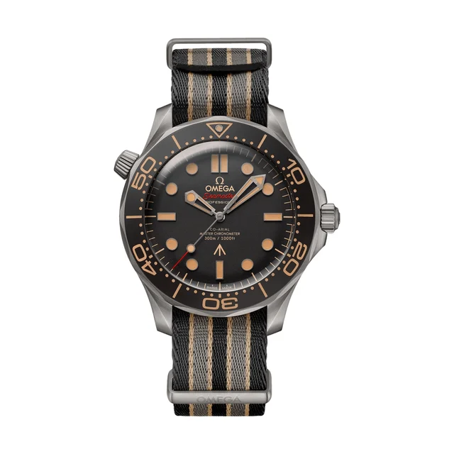 OMEGA Seamaster Diver 300M 007 Edition 42mm - Brown on Fabric Strap O21092422001001 kol sa