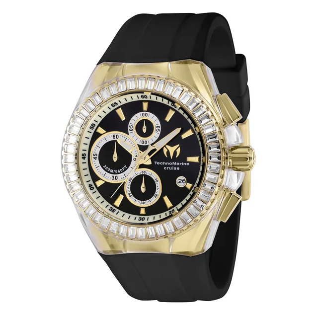 Technomarine Cruise Original Watch - 45mm, Black (ZG-TM-121155) kol saati