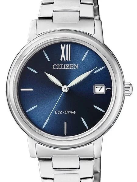 Citizen Eco-Drive Donna Watch with Radiant Blue Dial #FE6090-85L kol saati