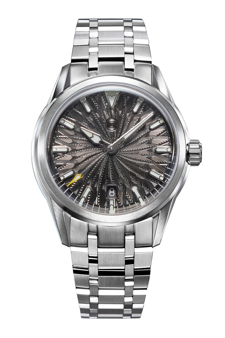 Zelos Helica 'Slate Grey' 39 mm kol saati