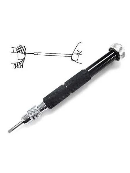 Island Watch Aluminum Screwdriver for Watch Bracelets with Three Spare Blades #TUM2032 kol saati