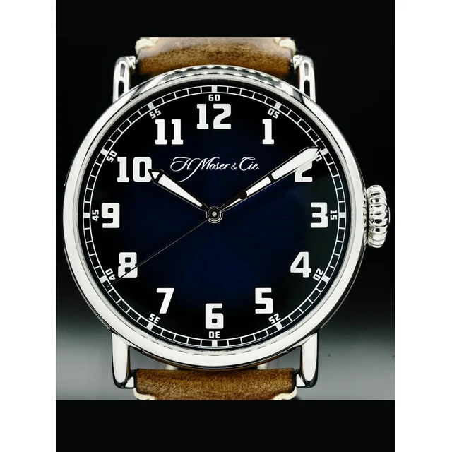 H. Moser and Cie. Moser and Cie. Heritage Centre Seconds Funky Blue 8200-1201 210000034760