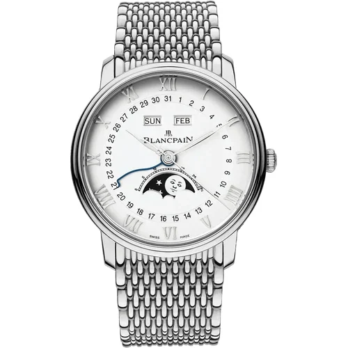 Blancpain Villeret Quantième Complet Phases de Lune 6654 1127 MMB 40 mm kol saati