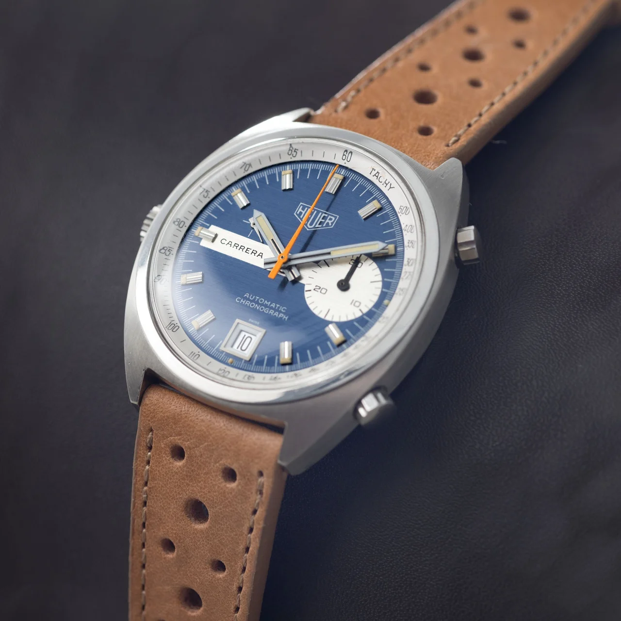 Heuer Carrera W-1712 39 mm kol saati