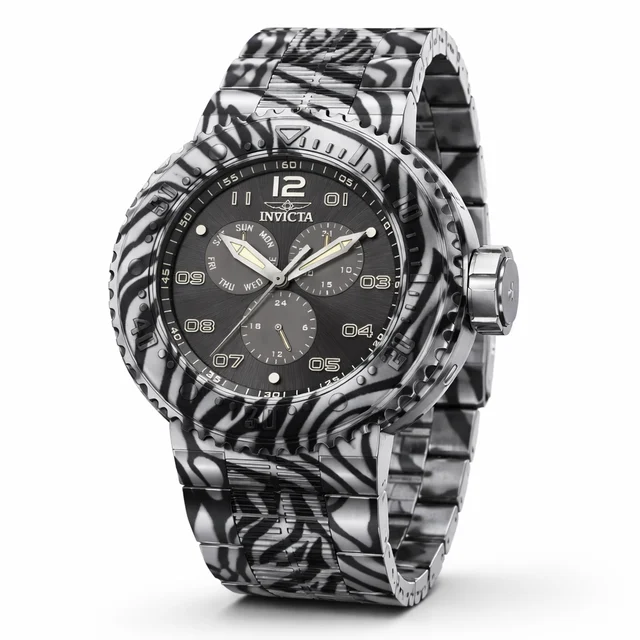 Invicta Pro Diver NeoArt Flux Watch - 52mm. Aqua Plating. Steel (50207) kol saati