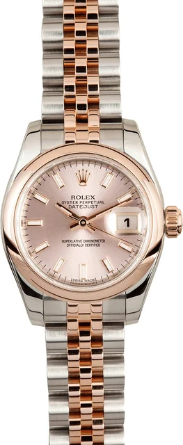 Rolex Rose Gold Datejust 179161 x 179161PSO kol saati