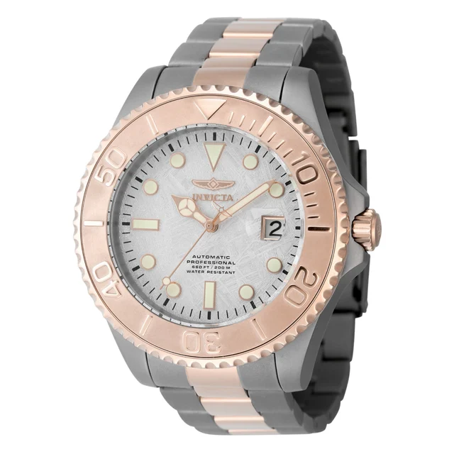 Invicta LIMITED EDITION - Pro Diver Automatic Watch w/ Meteorite Dial - 47mm, Titanium, Ro