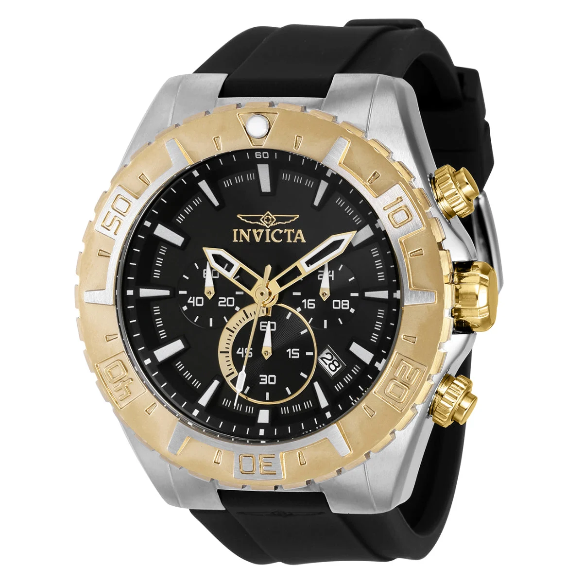 Invicta Aviator Propel Watch - 49mm. Black (37629) 49 mm kol saati