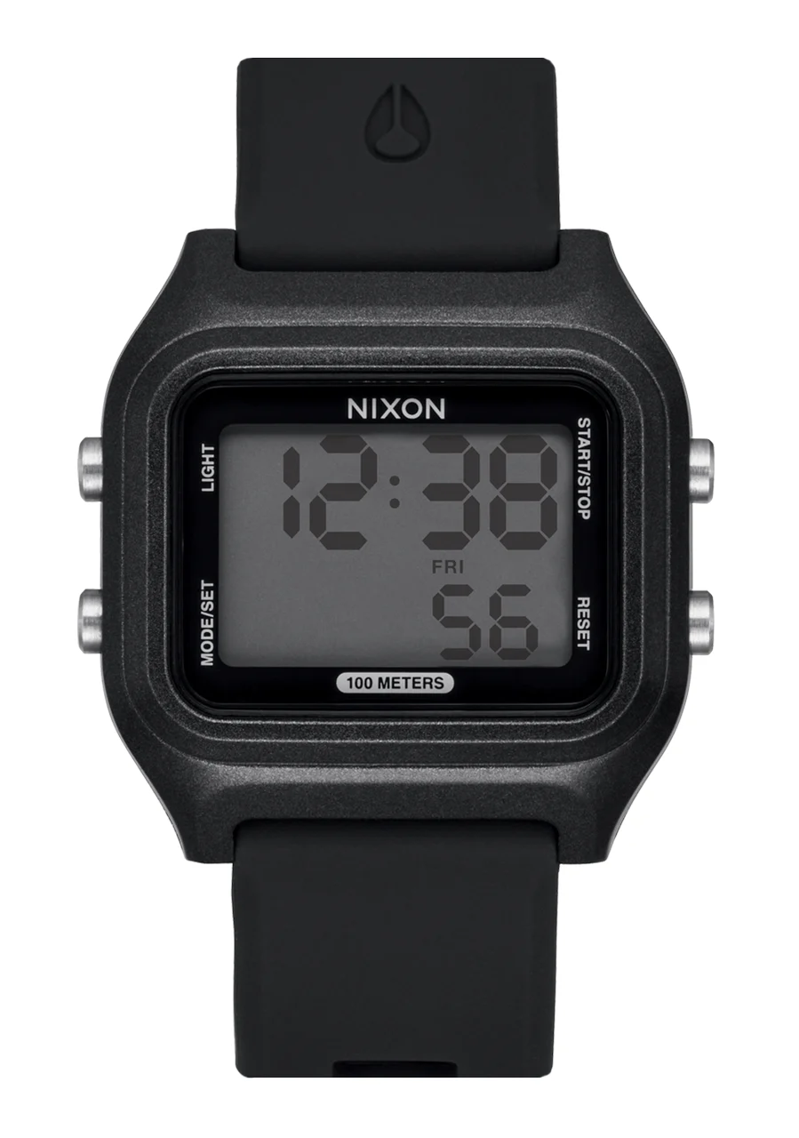 Nixon US Ripper - Black / Black A1399-004-00 36.5 mm kol saati