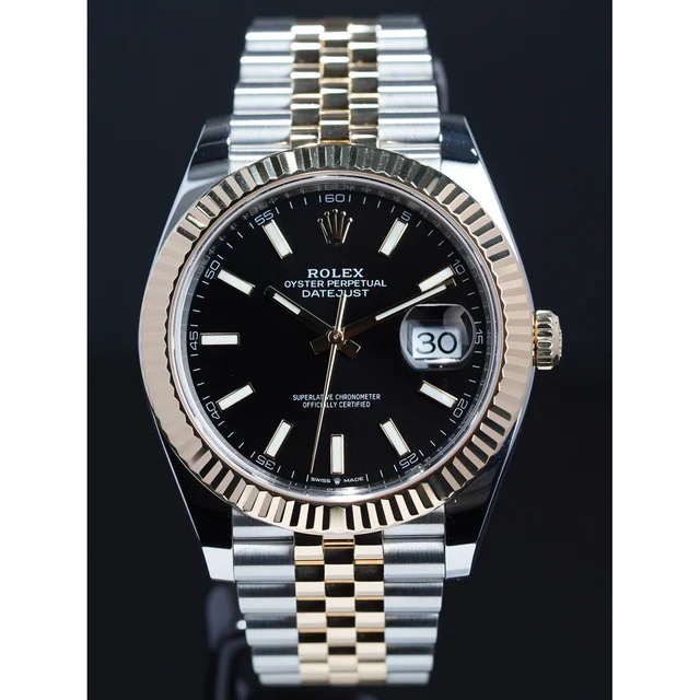 Rolex Datejust 41mm Black Jubilee 210009N31707 kol saati