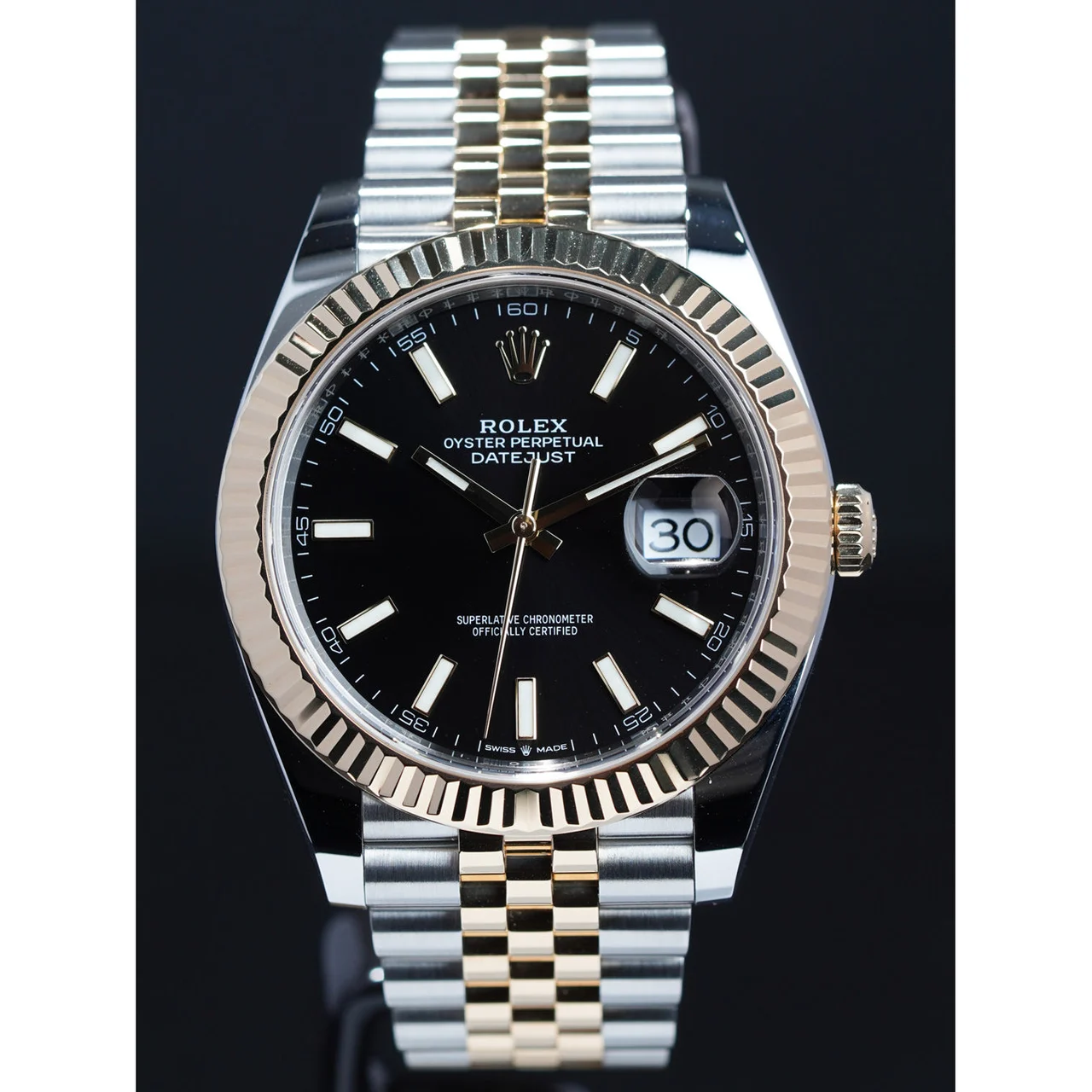 Rolex Datejust 41mm Black Jubilee 210009N31707 41 mm kol saati