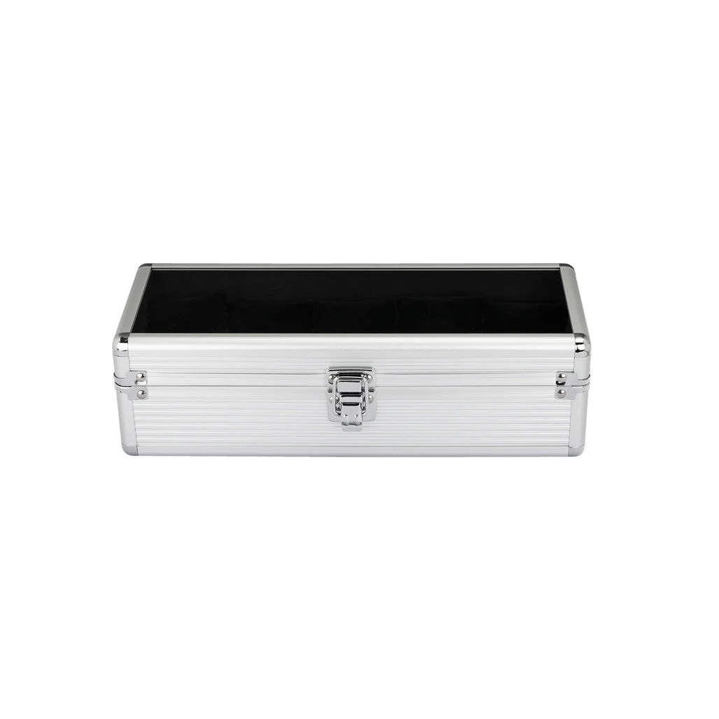 Mainspring Soldado 5 Slot Watch Case in Silver #MS-CBOX2-01 kol saati