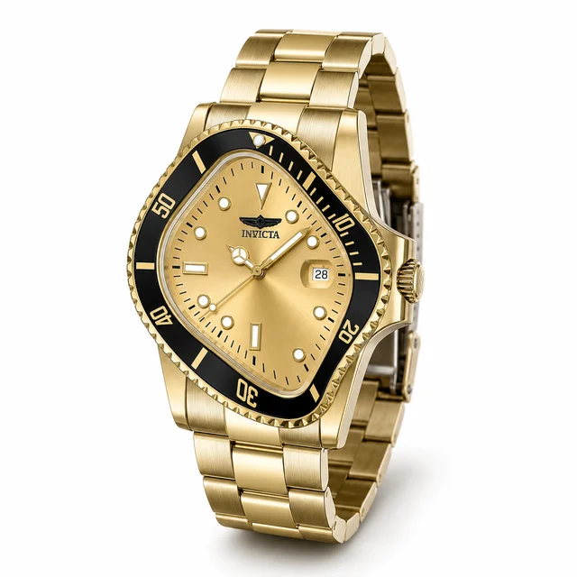 Invicta Artist Surreal Watch - 40mm, Gold (51005) kol saati