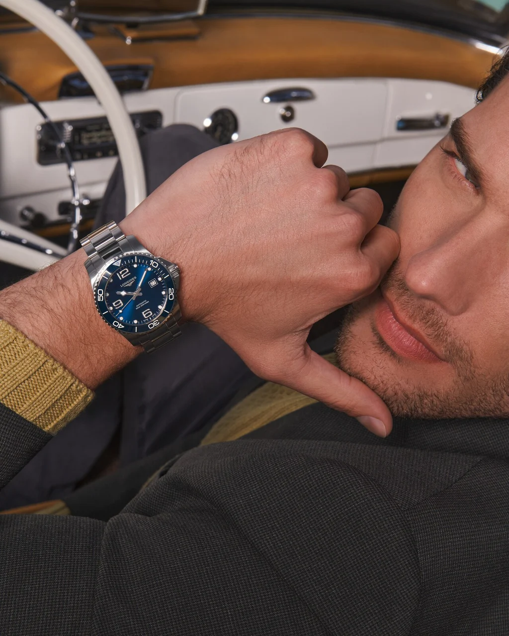 Longines Hydroconquest L3.781.4.96.6 41 mm kol saati