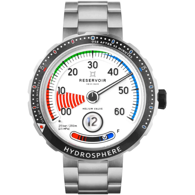 Reservoir Hydrosphere Air Gauge on Bracelet RSV03.HY/130-21.AG kol saati