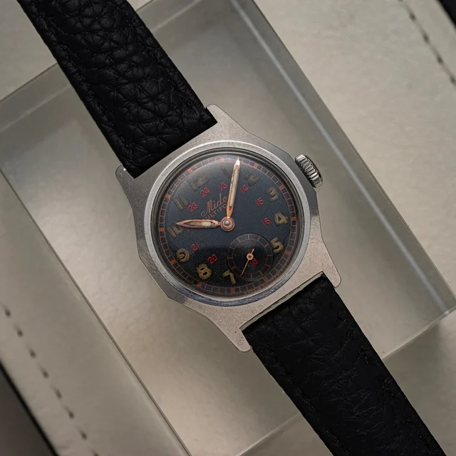 Mido Multifort Limited, Men’s Vintage Military Watch, 1940 kol saati