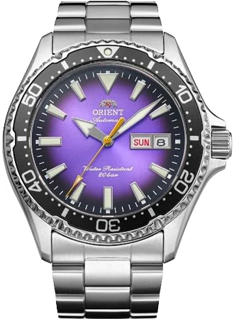 Orient Diver Design Purple Ref. RA-AA0827V RA-AA0827V/OS 41.8 mm kol saati