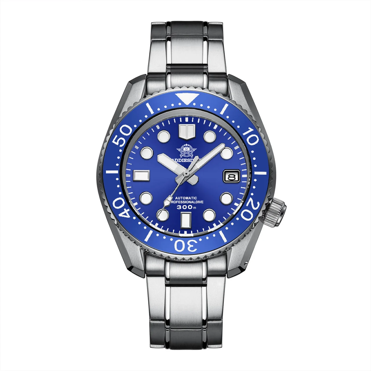 addiesdive MY-H7_Blue 44 mm kol saati