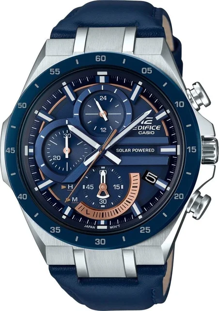 Casio Edifice Güneş Enerji̇li̇ EQS-920BL-2AVUDF kol saati