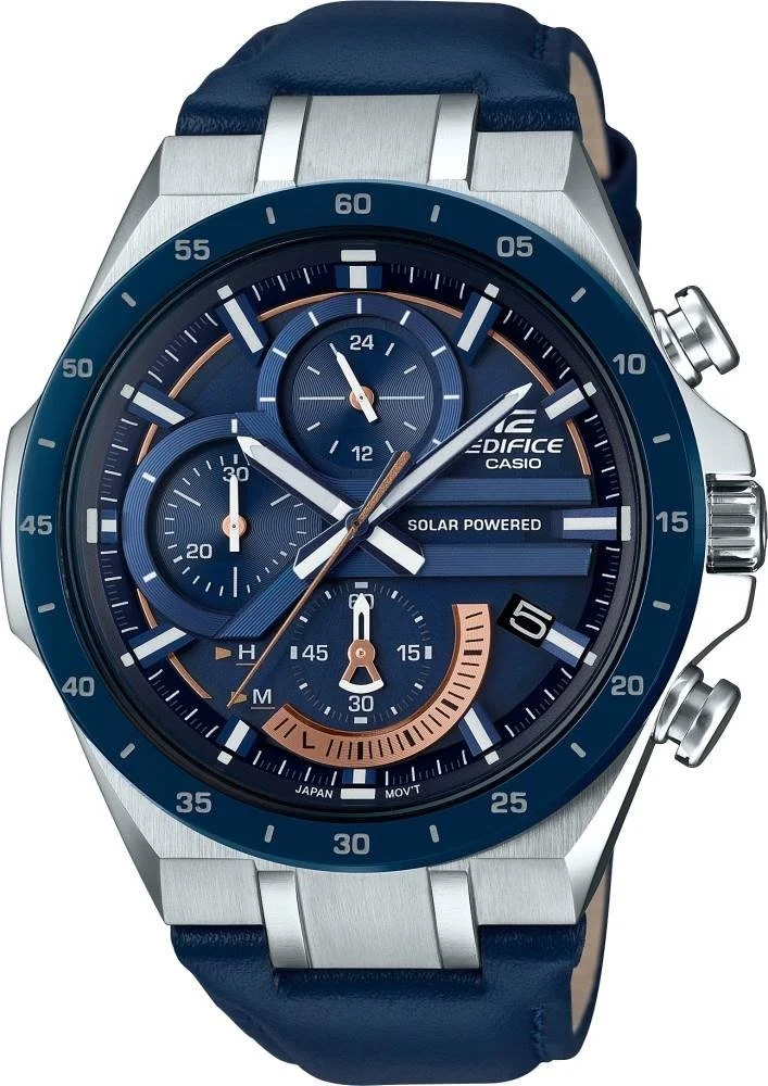 Casio Edifice Güneş Enerji̇li̇ EQS-920BL-2AVUDF 47.6 mm kol saati