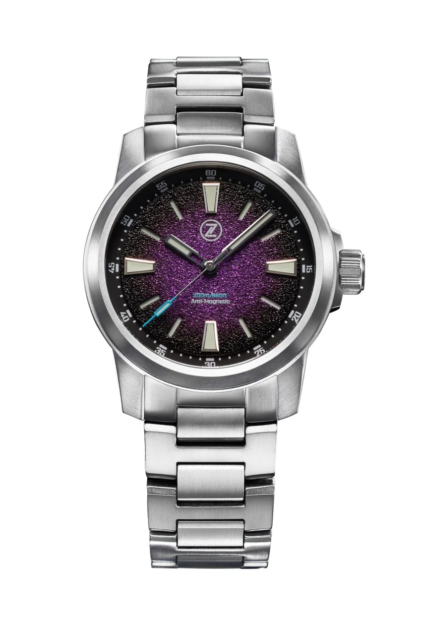 Zelos Aurora Field 38mm Ti 'Nebula' 38 mm kol saati