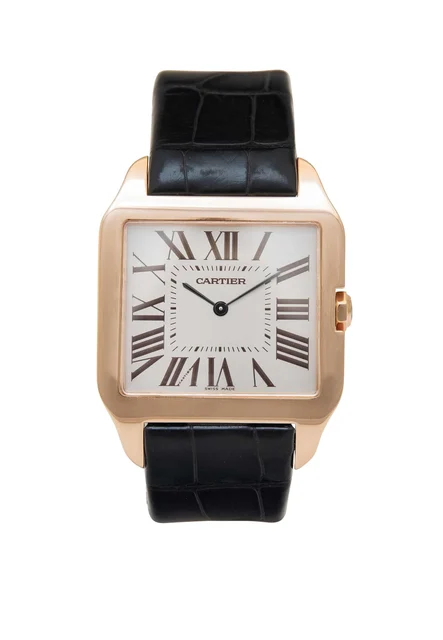 Cartier CARTIER, REF. 2650, SANTOS DUMONT, PINK GOLD kol saati