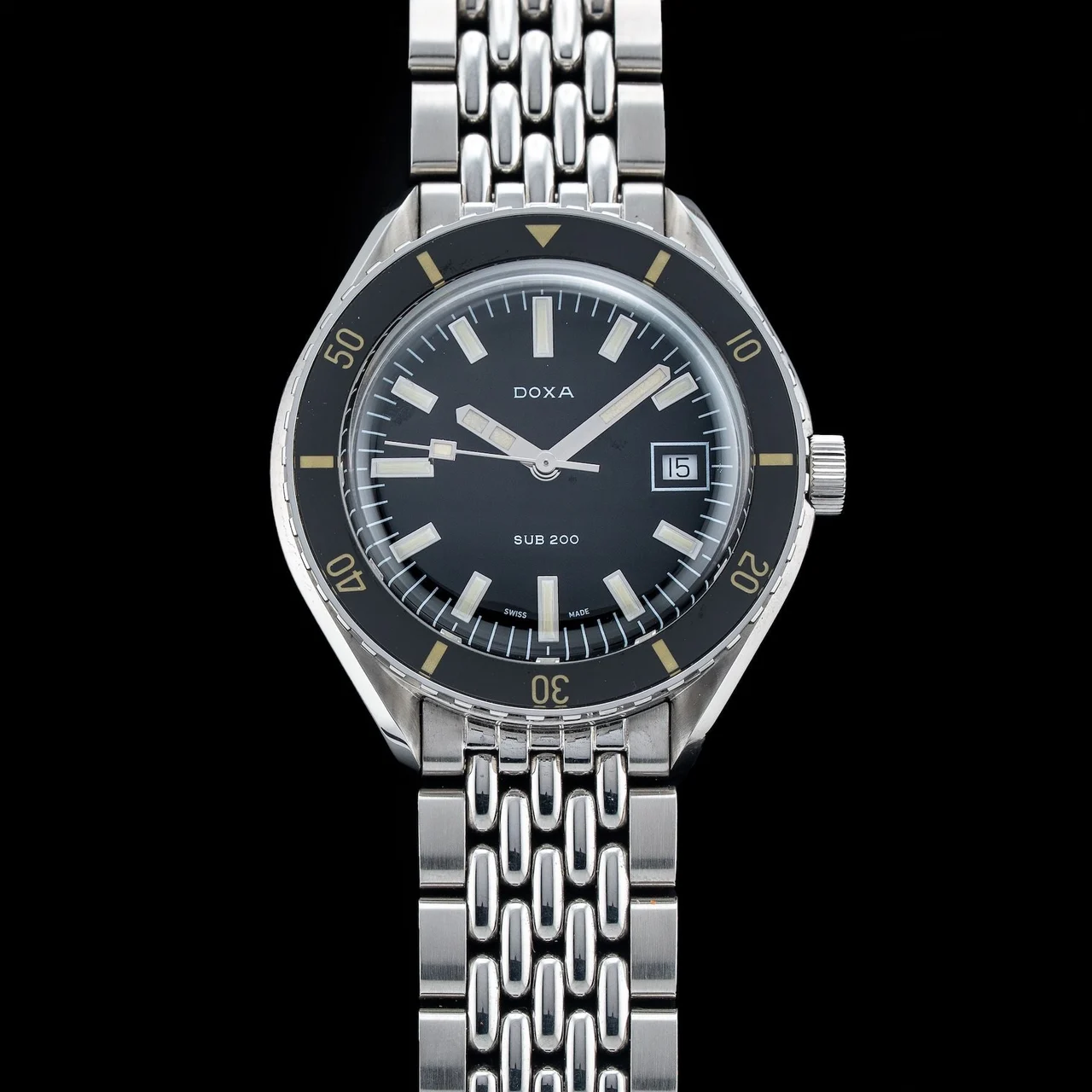 Doxa SUB 200 Sharkhunter 799.10.101.10 210009N35763 42 mm kol saati