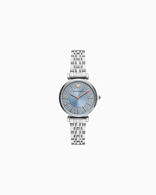 Emporio Armani Two-Hand Stainless Steel Watch AR11594 kol saati