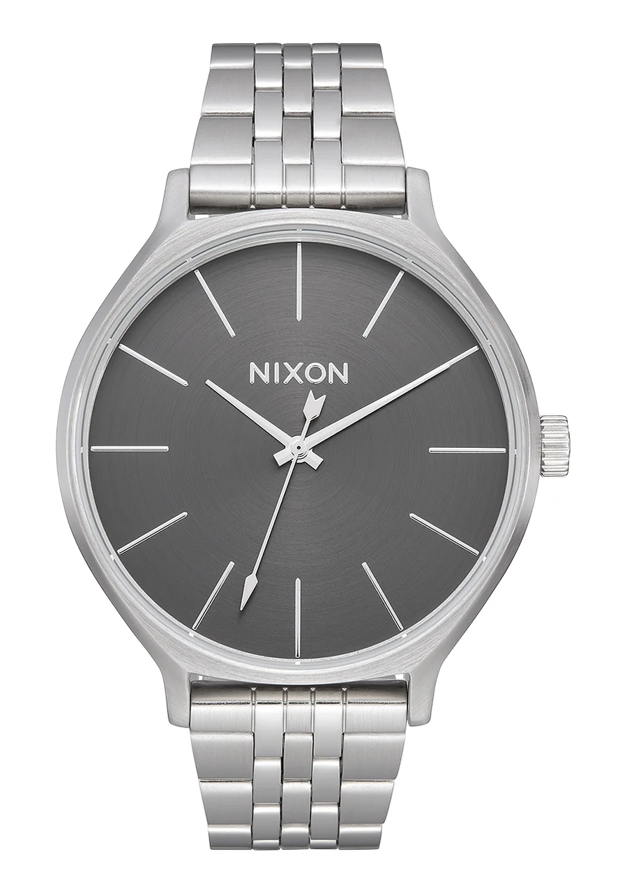 Nixon US Clique - All Silver / Gray A1249-2762-00 kol saati