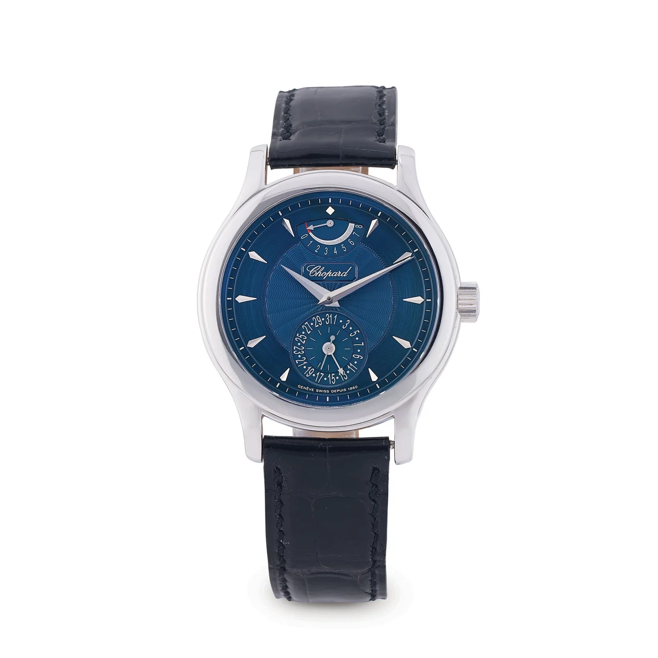 Chopard CHOPARD, REF. 16/1863, L.U.C QUATTRO, 8 DAYS POWER RESERVE, LIMITED 0033/1860, 18K WHITE GOLD kol saati