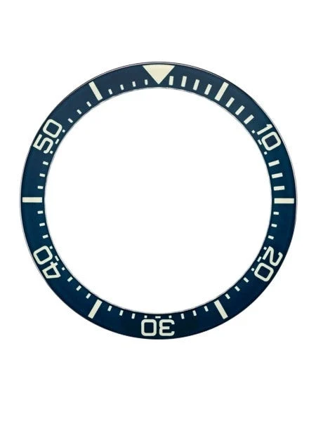 Islander Dark Blue Sapphire Luminous Bezel Insert for Orient Triton-Neptune Watches #C24 kol saati